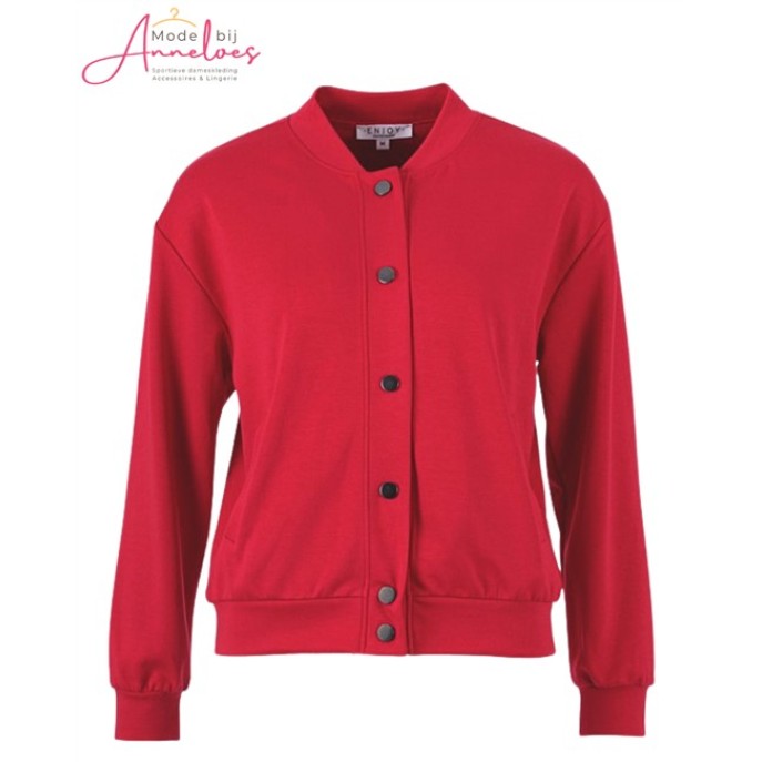 Enjoy Jasje Bomber 183262 Rood Enjoy Jasje Bomber 183262 Rood
